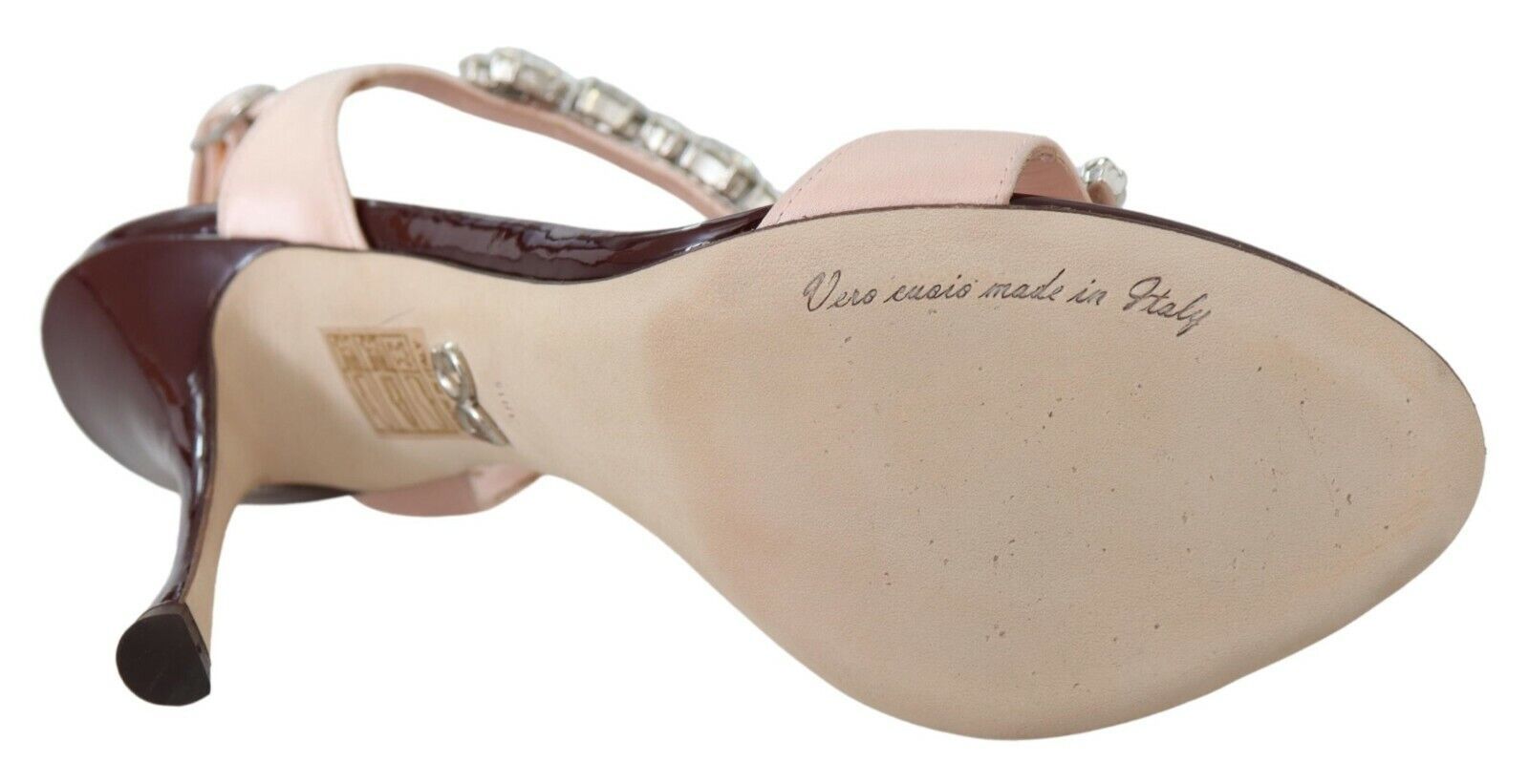 Pink Crystals Heels Keira Sandals Shoes Dolce & Gabbana