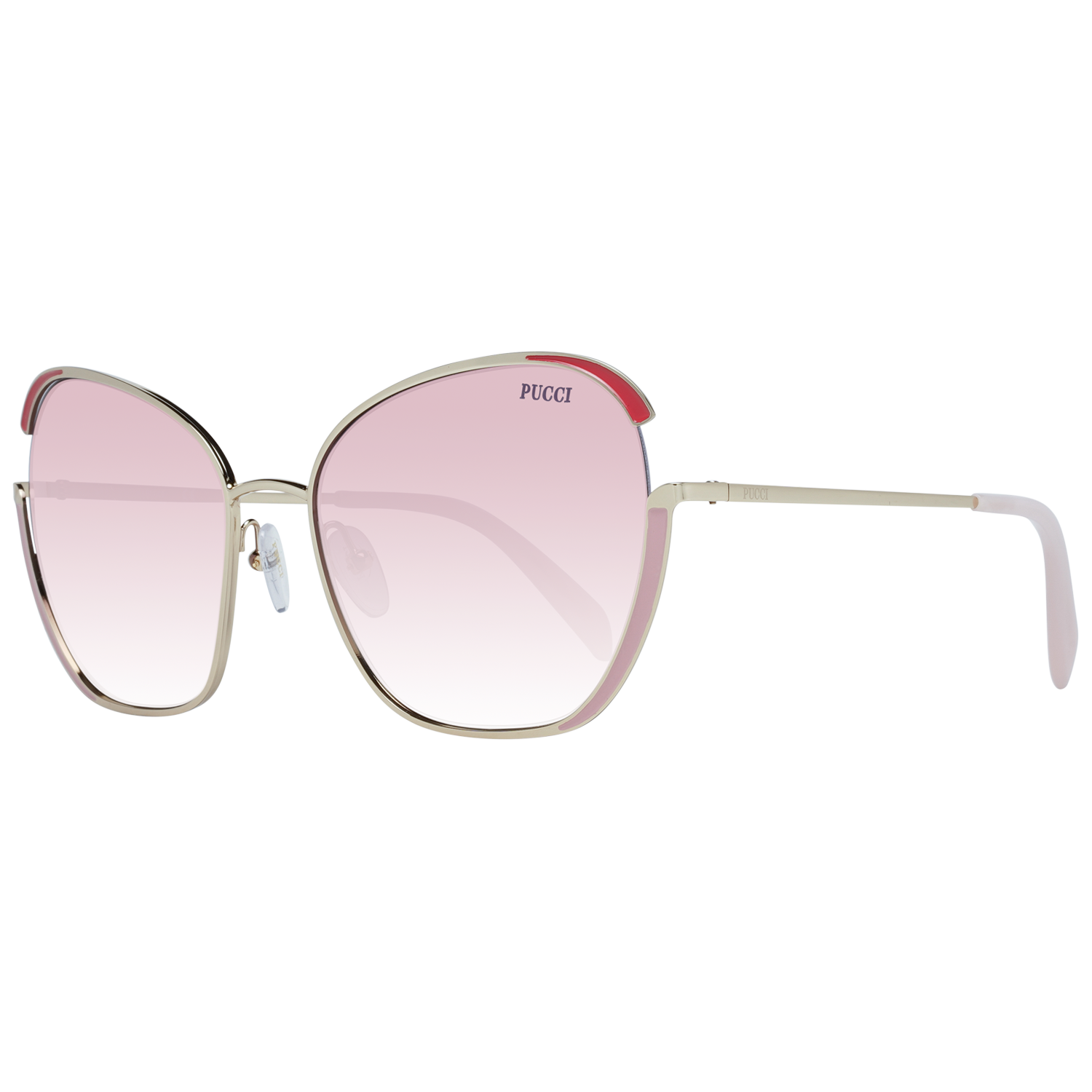 Gold Metal Sunglasses Sunglasses Emilio Pucci