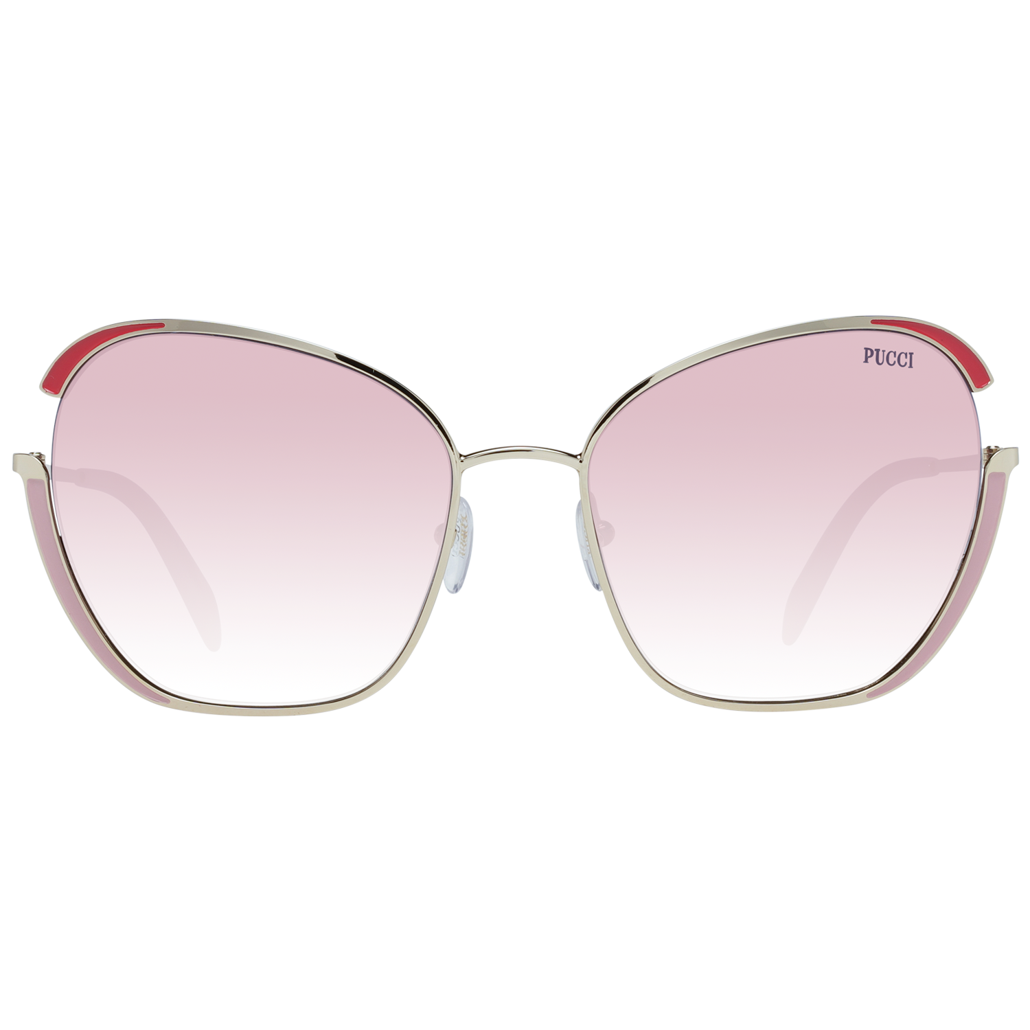 Gold Metal Sunglasses Sunglasses Emilio Pucci
