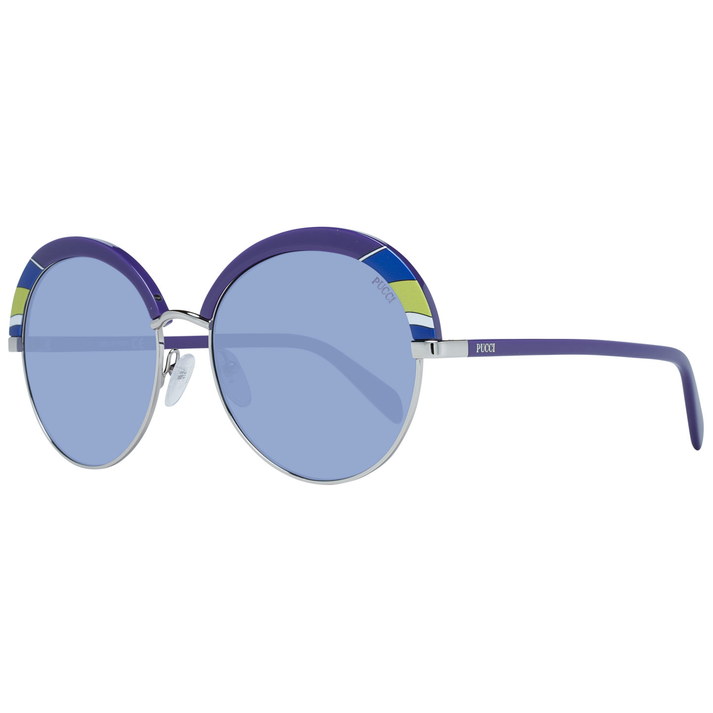 Purple Metal & Plastic Sunglasses Sunglasses Emilio Pucci