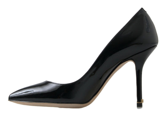 Black Patent Leather High Heels Pumps Shoes Shoes Dolce & Gabbana