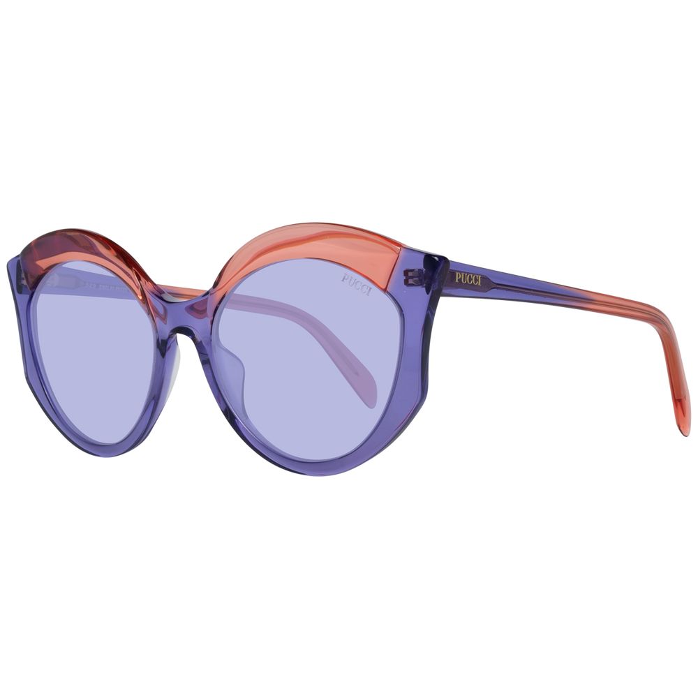 Purple Plastic Sunglasses Sunglasses Emilio Pucci