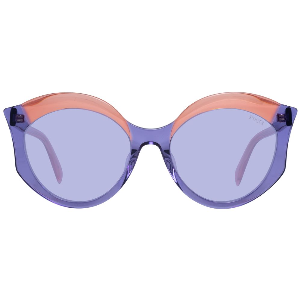 Purple Plastic Sunglasses Sunglasses Emilio Pucci