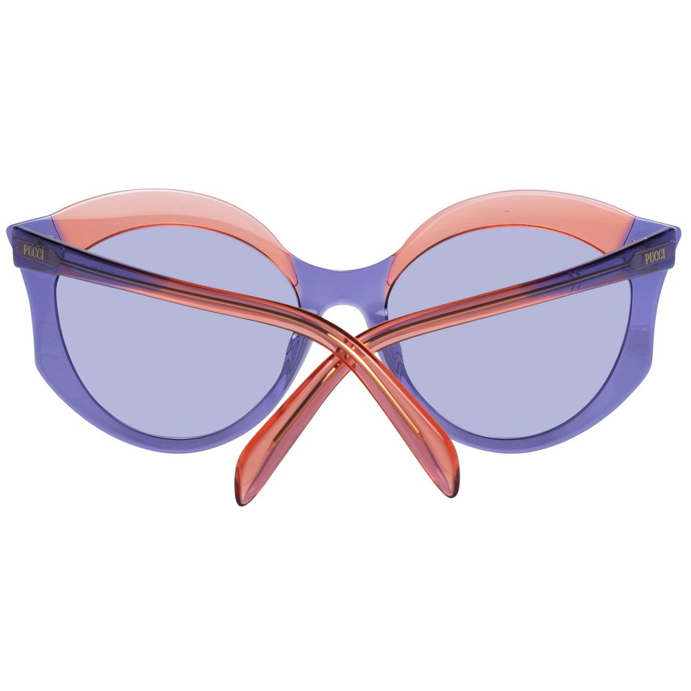 Purple Plastic Sunglasses Sunglasses Emilio Pucci