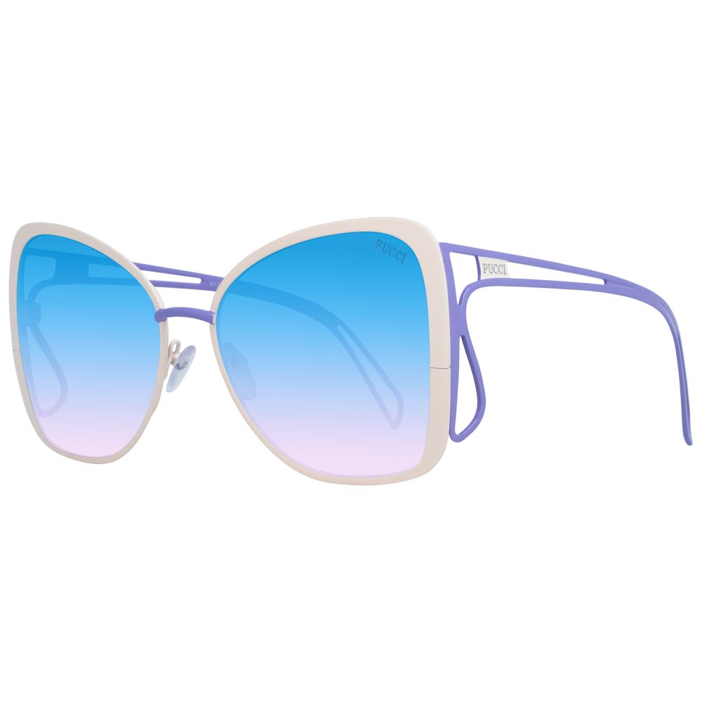 Cream Metal Sunglasses Sunglasses Emilio Pucci