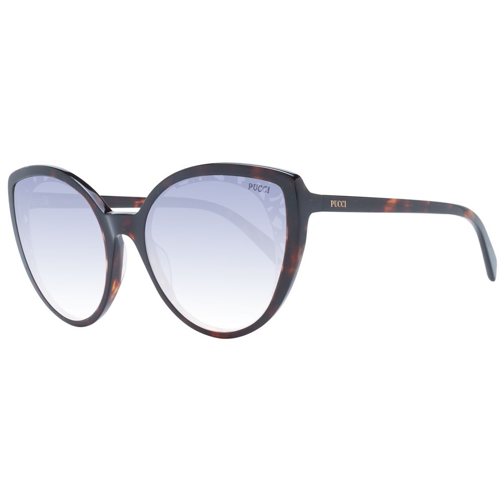 Brown Plastic Sunglasses Sunglasses Emilio Pucci