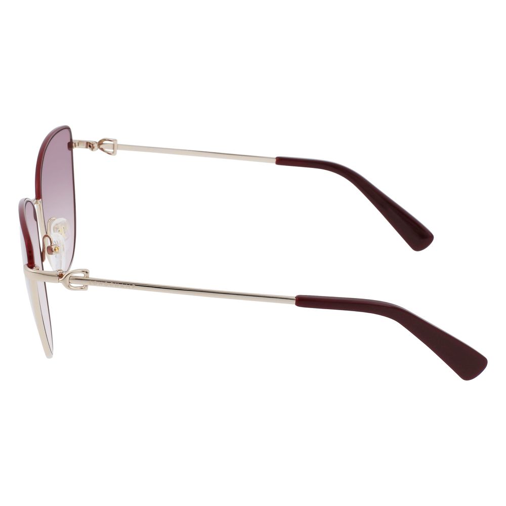 Gold Metal Sunglasses Sunglasses Longchamp