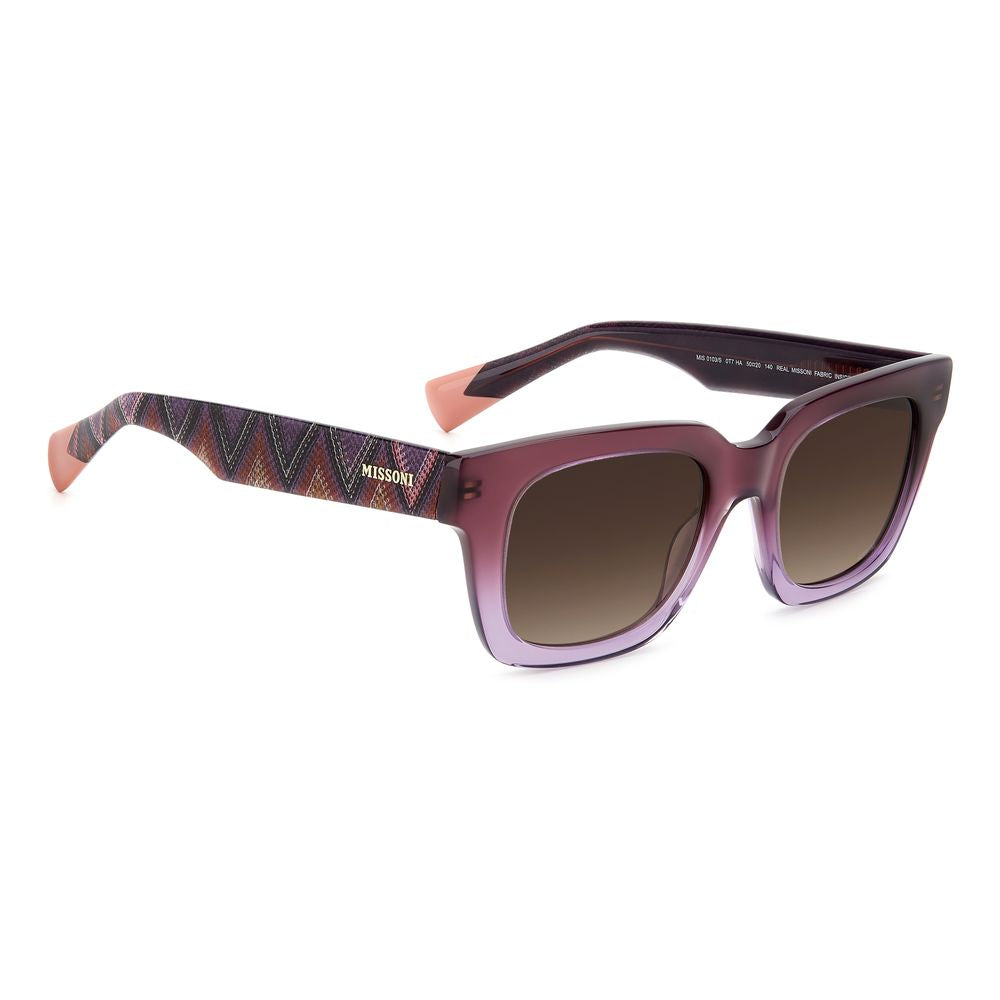 Purple Acetate Sunglasses Sunglasses Missoni