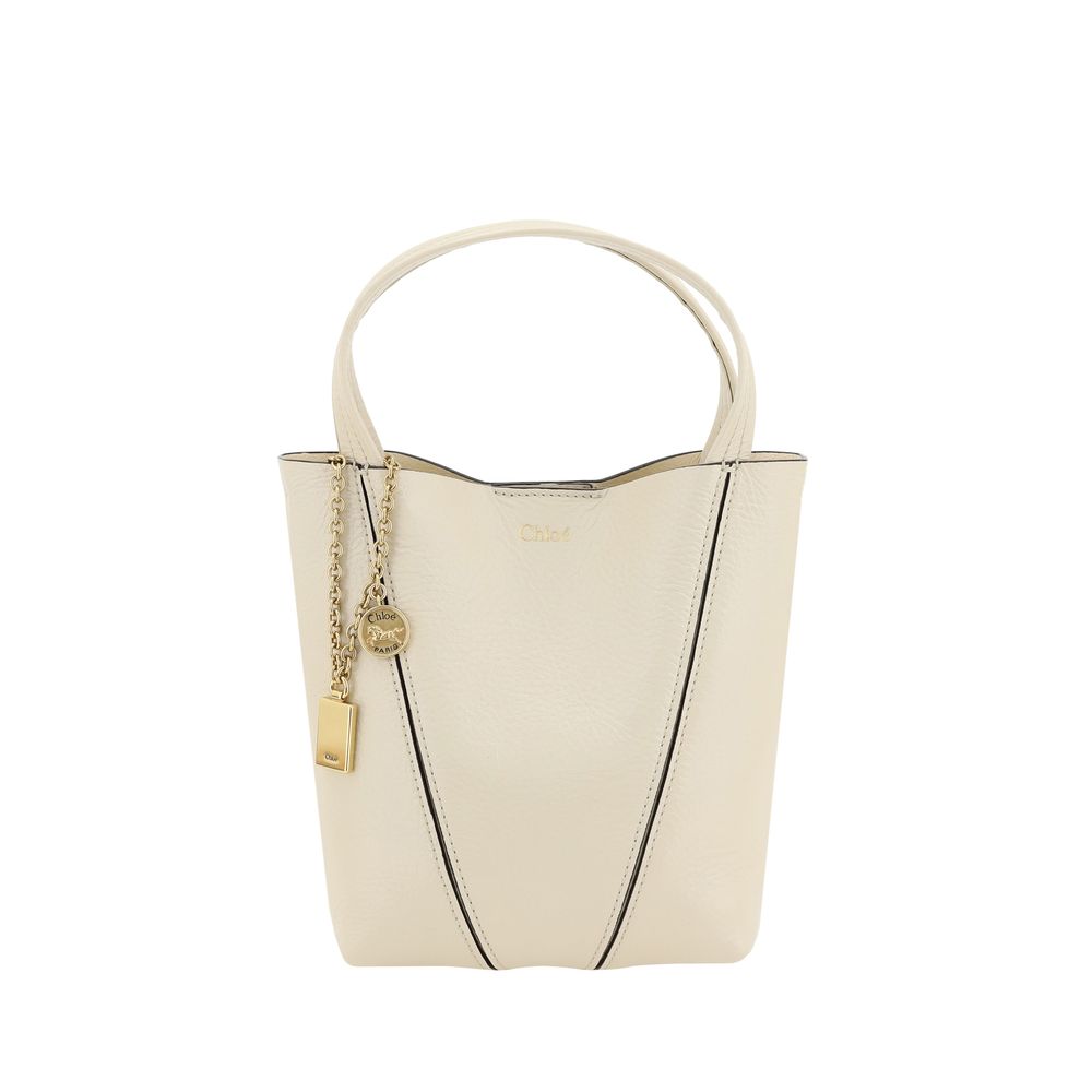 Beige Calf Leather Bos Taurus Shoulder Bag Bags Chloé