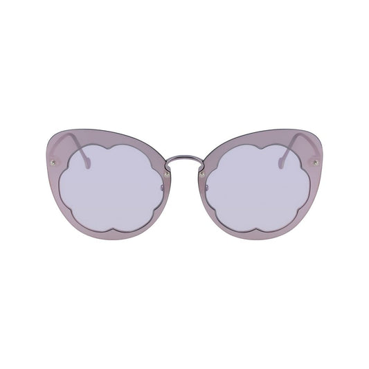 Purple Metal Sunglasses Sunglasses Salvatore Ferragamo