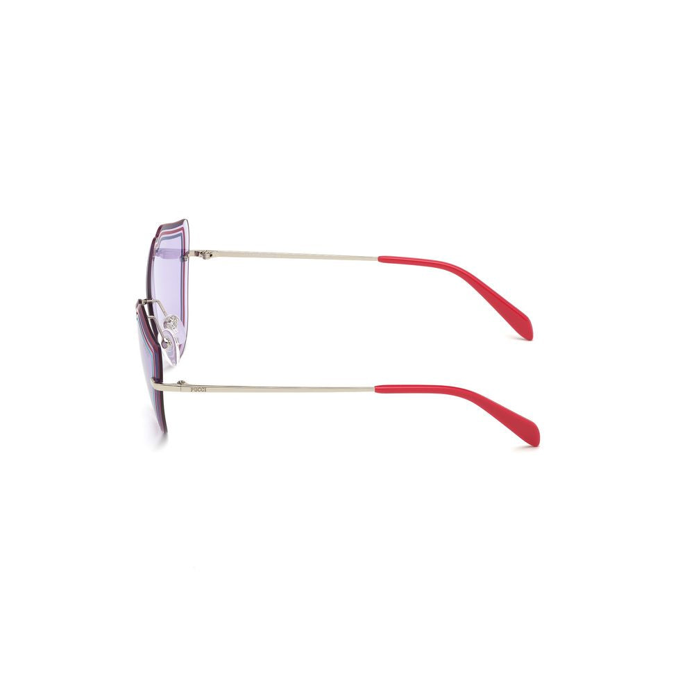 Gray Metal Sunglasses Sunglasses Emilio Pucci