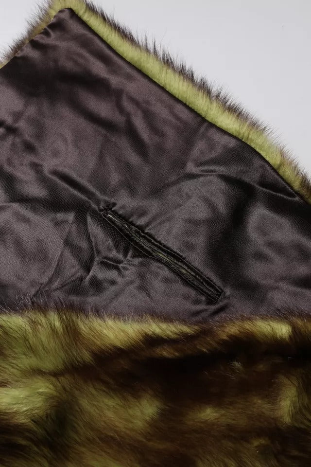 Multicolor Fur Shawl Neck Wrap Cover Collar Scarf Scarve Dolce & Gabbana