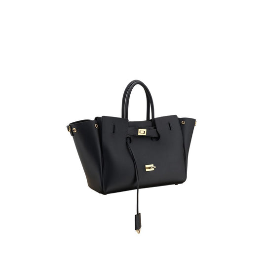 Black Calf Leather Bos Taurus Shoulder Bag Bags Balenciaga