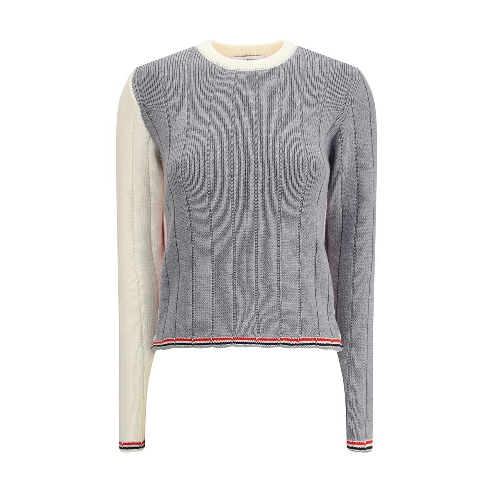 Multicolor Fleece Wool Sweatshirt Knitwear Thom Browne