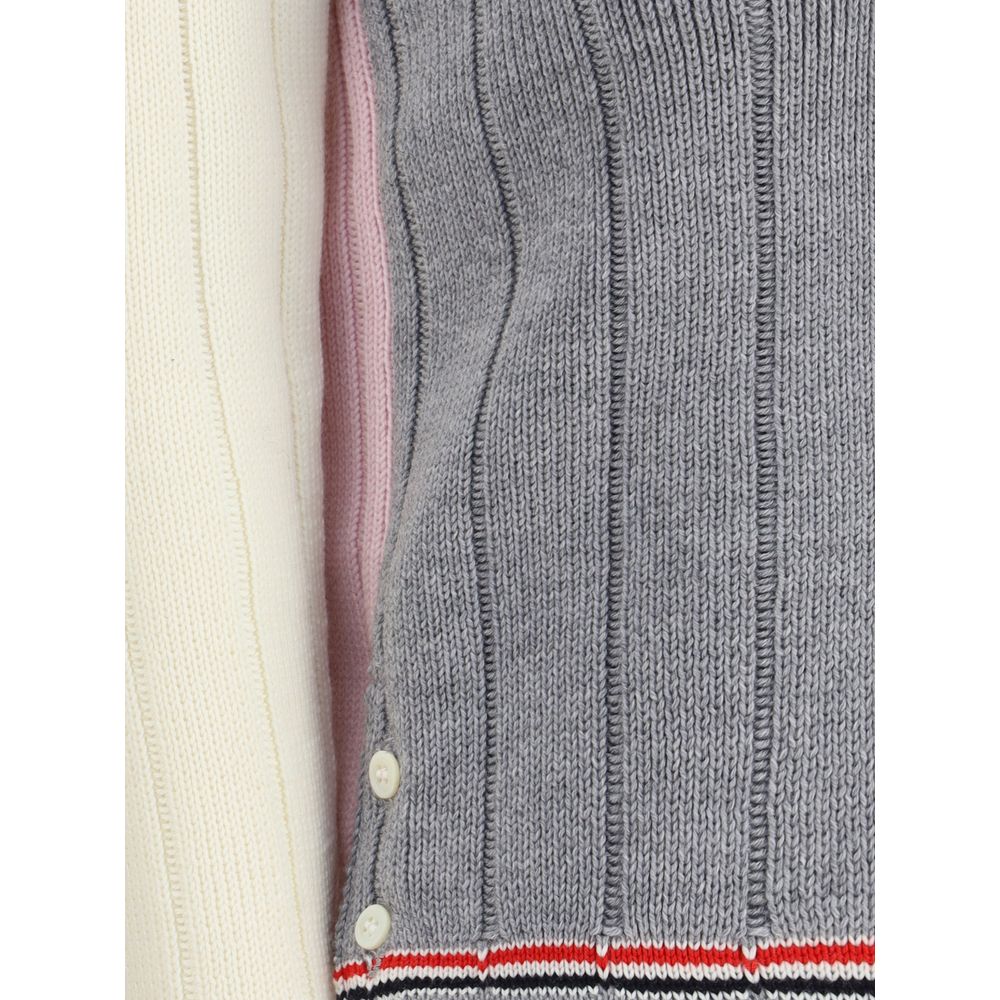 Multicolor Fleece Wool Sweatshirt Knitwear Thom Browne