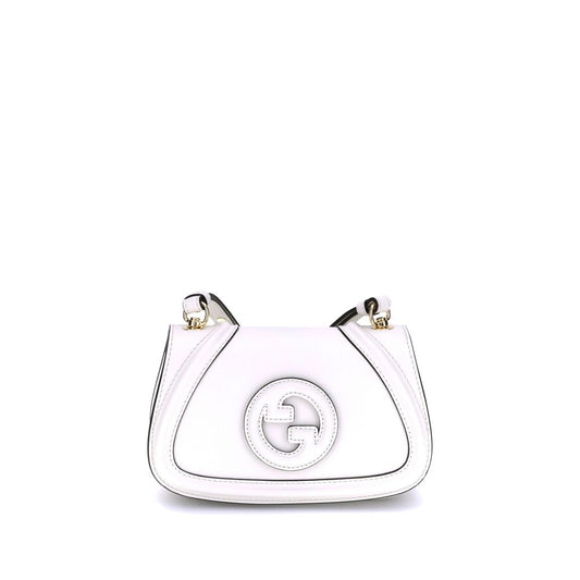 White Calf Leather Bos Taurus Handbag Bags Gucci