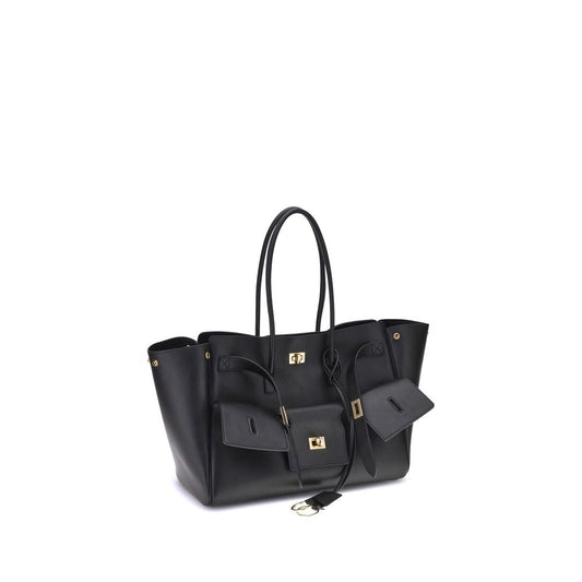 Black Calf Leather Bos Taurus Shoulder Bag Bags Balenciaga