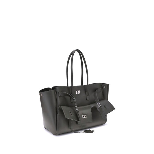 Black Calf Leather Bos Taurus Shoulder Bag Bags Balenciaga