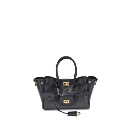 Black Calf Leather Bos Taurus Shoulder Bag Bags Balenciaga