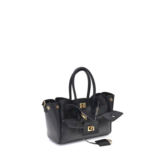 Black Calf Leather Bos Taurus Shoulder Bag Bags Balenciaga