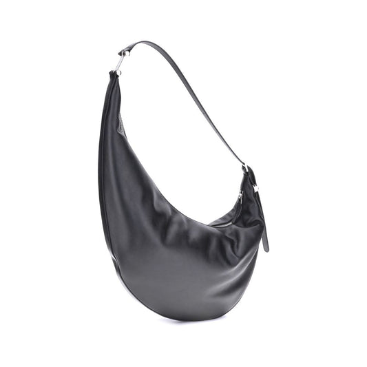 Black Calf Leather Bos Taurus Shoulder Bag Bags Marni