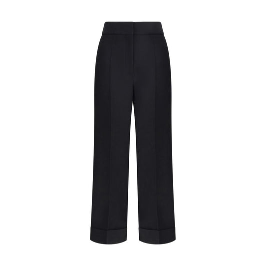 Black Wool Dress Pants Valentino