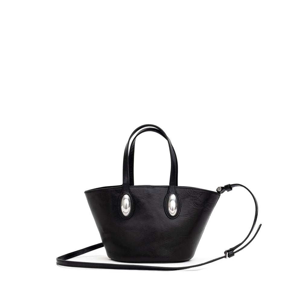 Black Leather Shoulder Bag Bags Alexander Wang