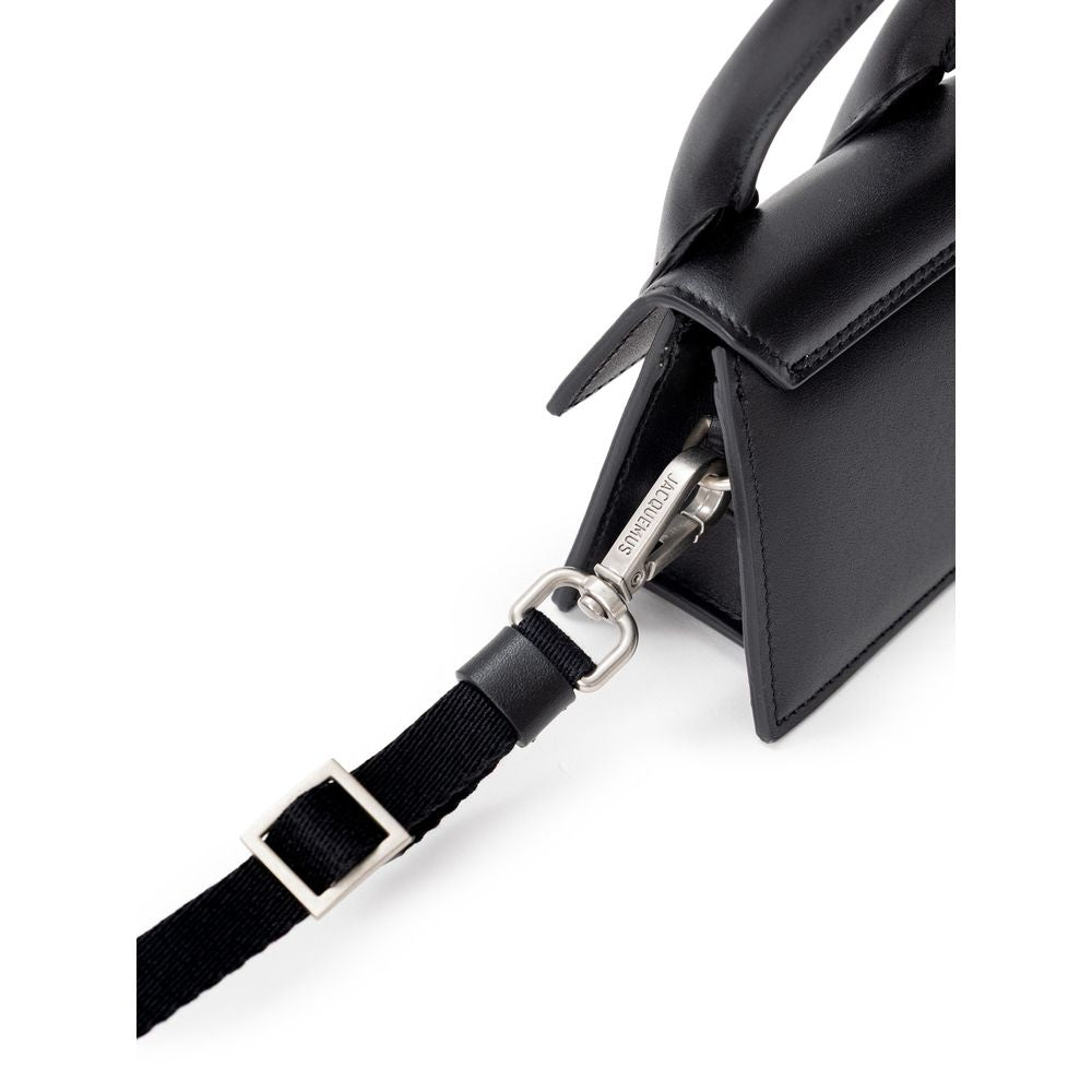 Black Leather Handbag Bags Jacquemus
