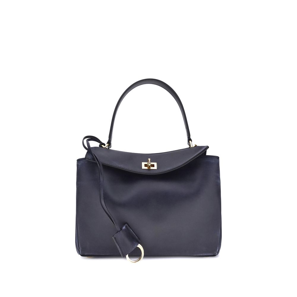Blue Calf Leather Bos Taurus Shoulder Bag Bags Balenciaga
