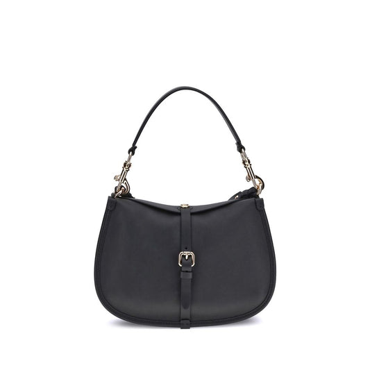 Black Calf Leather Bos Taurus Shoulder Bag Bags Etro