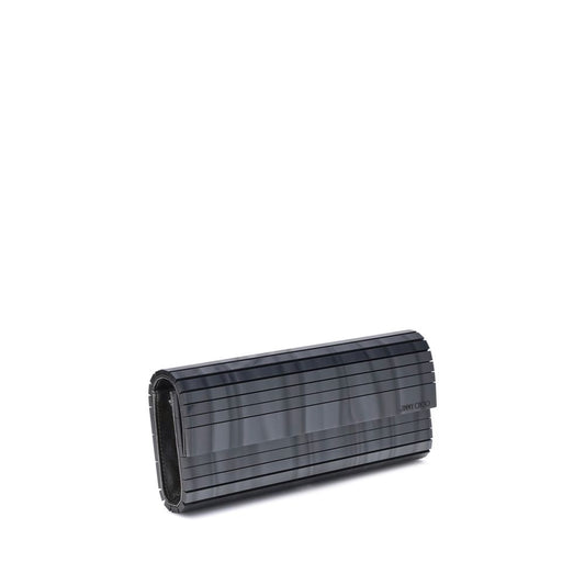 Gray Marabou Clutch Bag Bags Jimmy Choo