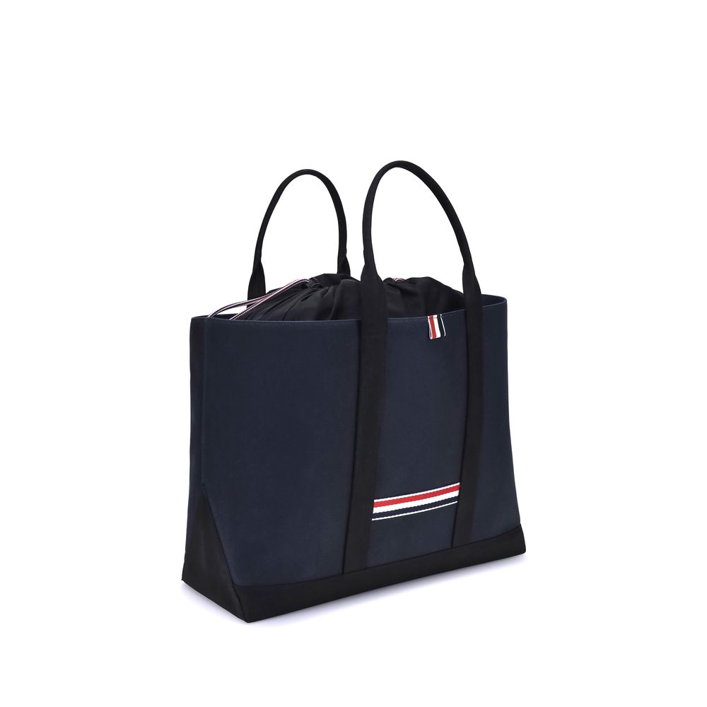 Blue Calf Leather Bos Taurus Handbag Bags Thom Browne