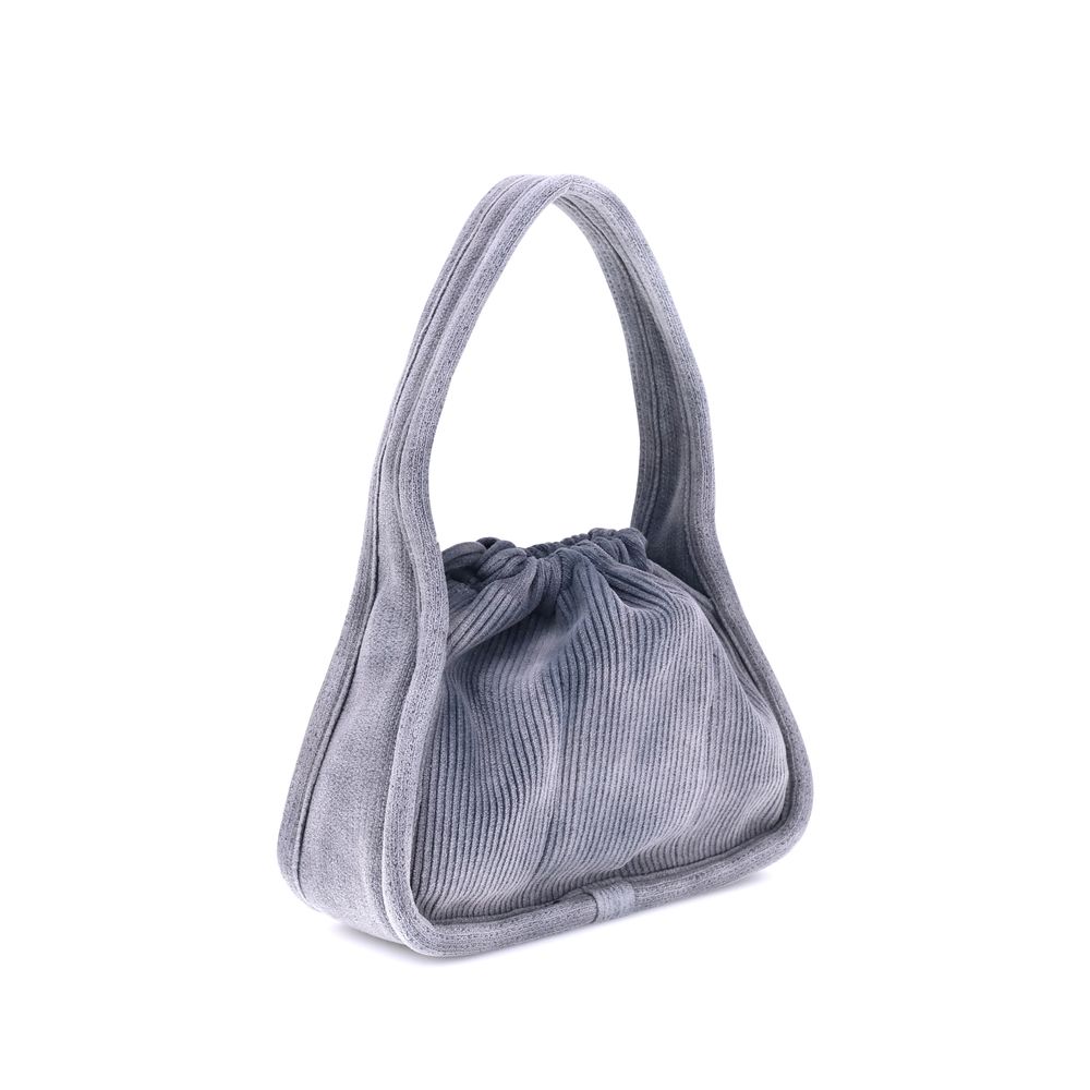 Light Blue Cotton Shoulder Bag Bags Alexander Wang