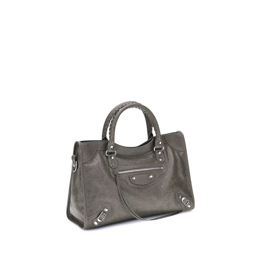Green Calf Leather Bos Taurus Shoulder Bag Bags Balenciaga