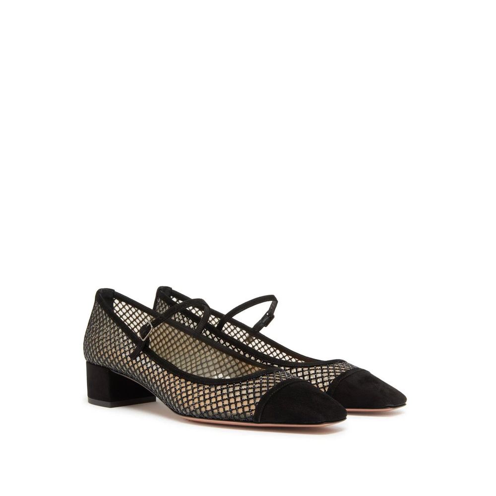 Black Calfskin Pumps Shoes Aquazzura