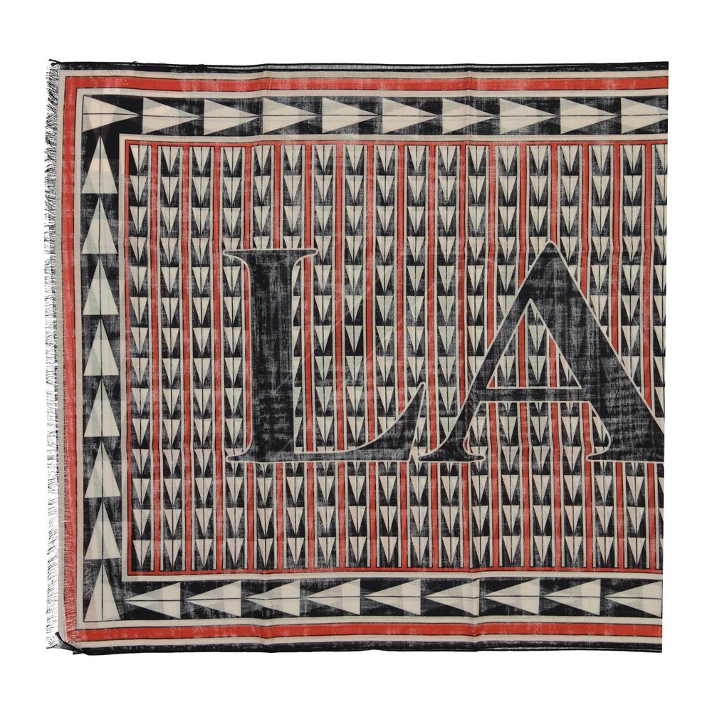 Black Wool Scarf Scarve Lanvin