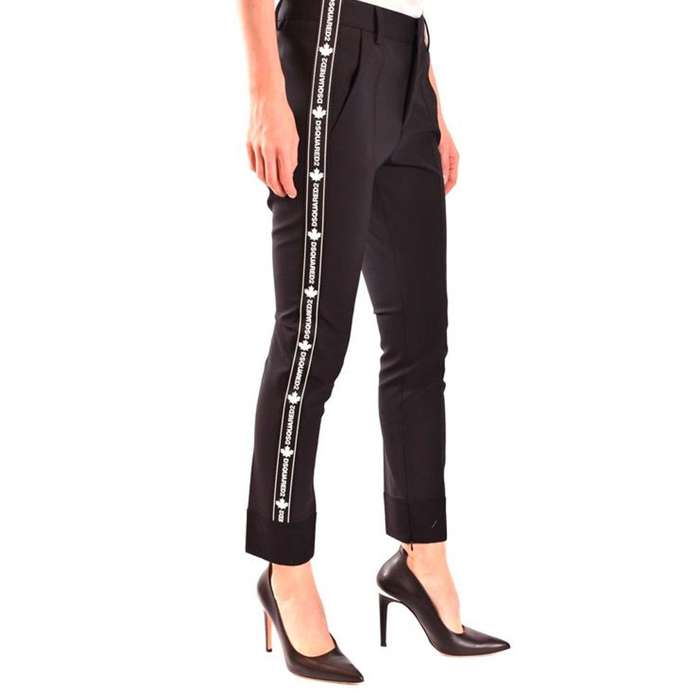 Black Wool Dress Pants Pants Dsquared²