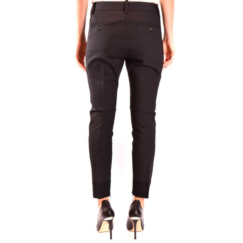 Black Wool Dress Pants Pants Dsquared²