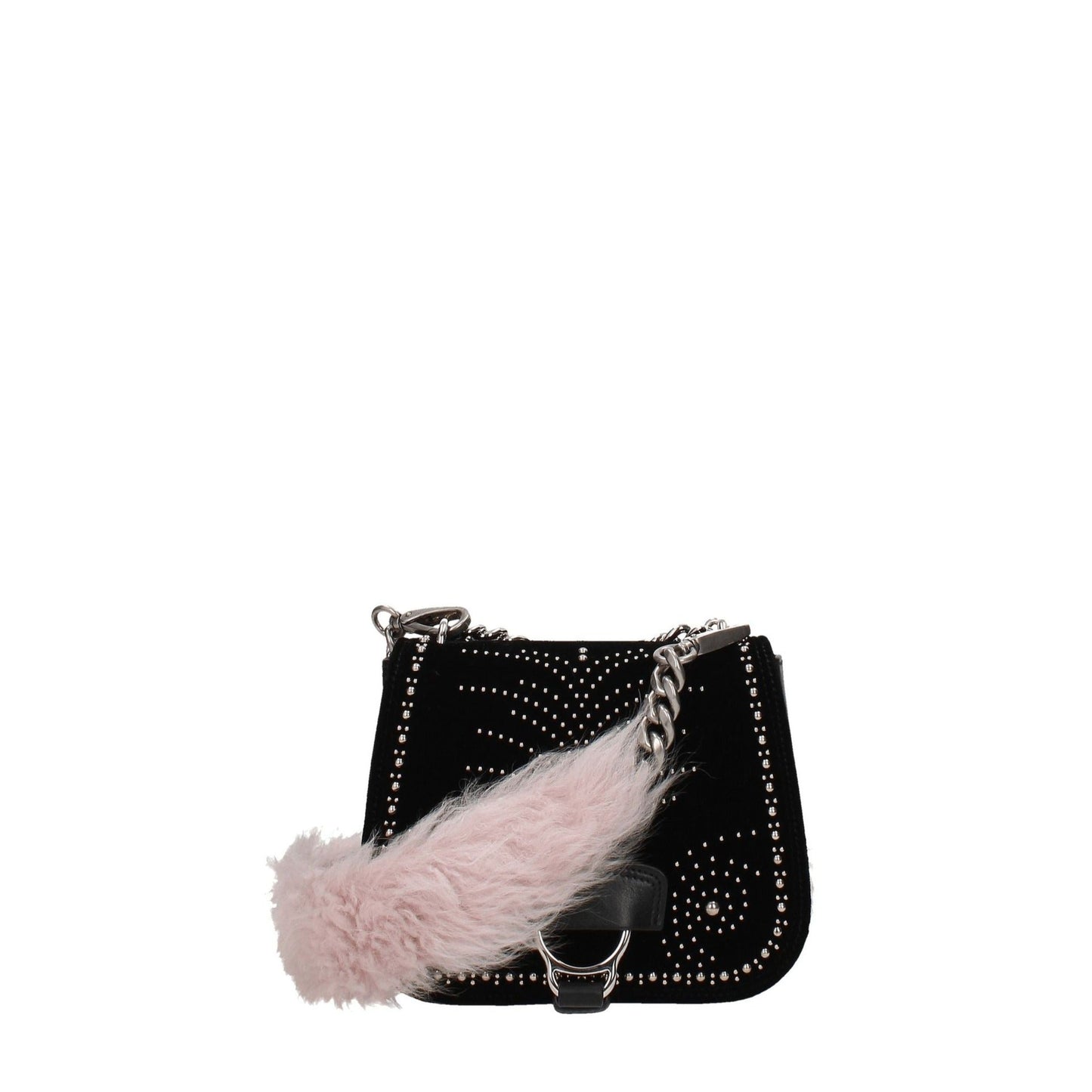 Pink Fur Shoulder Bag Bags Miu Miu