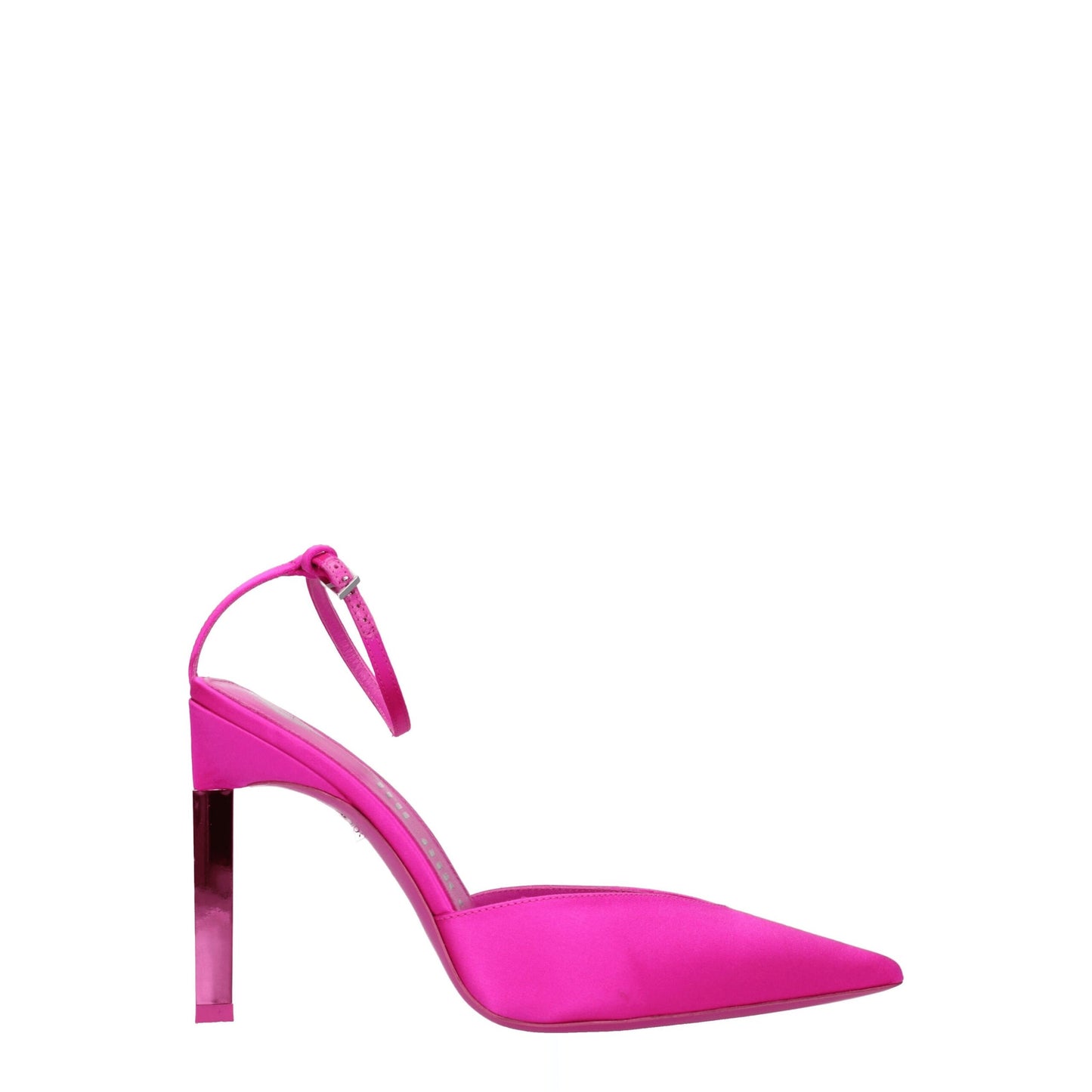 Pink Satin Stiletto Heel Sandals Shoes The Attico