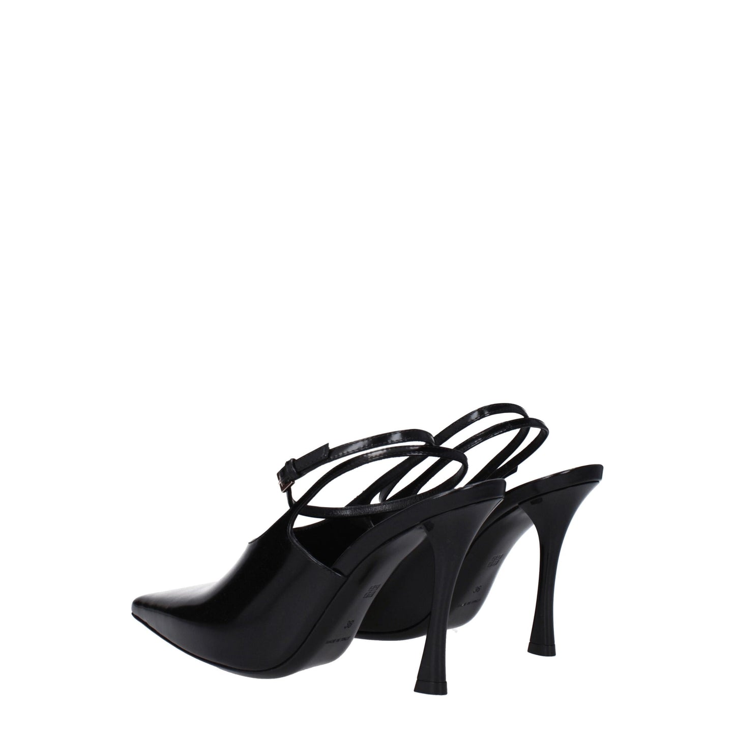 Black Leather High Heel Pumps Shoes Givenchy