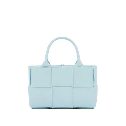 Blue Lamb Leather Tote Bag Shoes Bottega Veneta