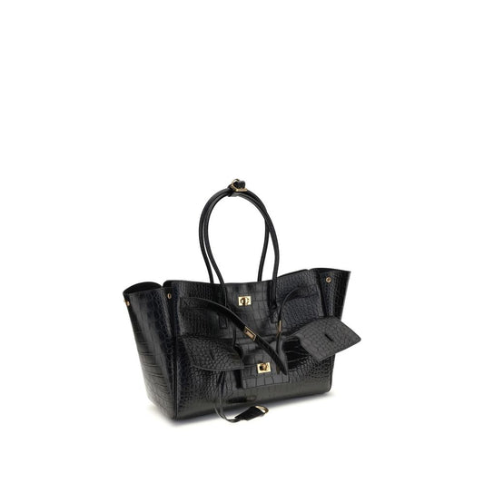 Black Calf Leather Bos Taurus Shoulder Bag Bags Balenciaga