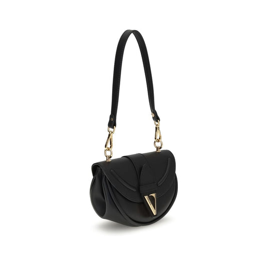 Black Calf Leather Bos Taurus Shoulder Bag Bags Versace