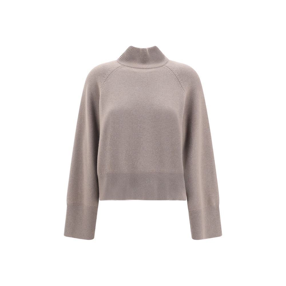 Brown Cashmere Turtleneck Knitwear Brunello Cucinelli