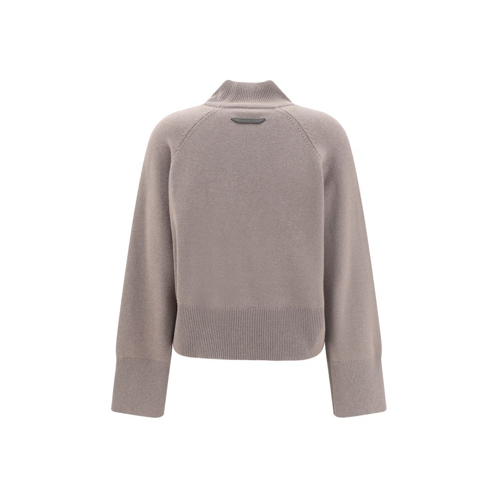 Brown Cashmere Turtleneck Knitwear Brunello Cucinelli