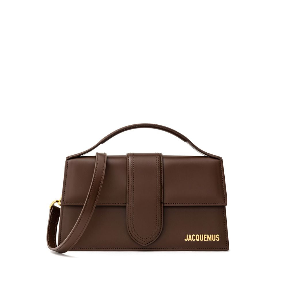 Brown Leather Handbag Bags Jacquemus