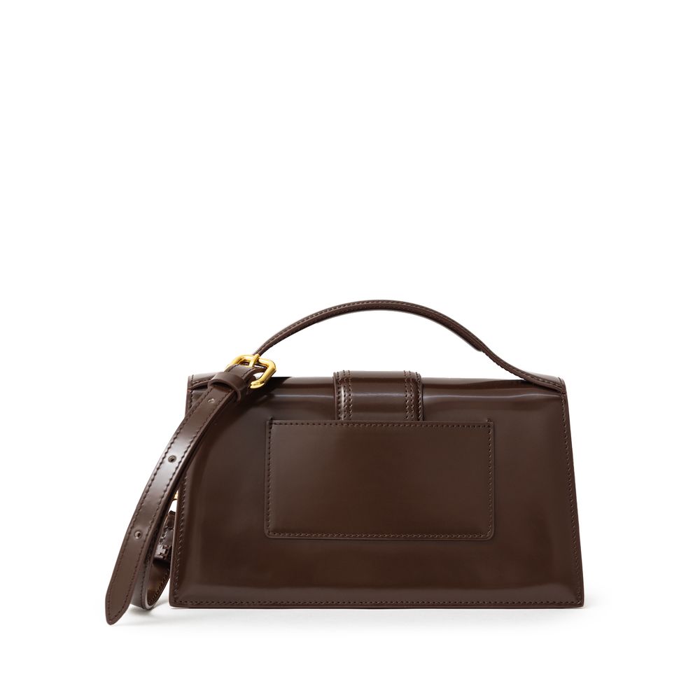 Brown Leather Le Grand Bambino Handbag Bags Jacquemus