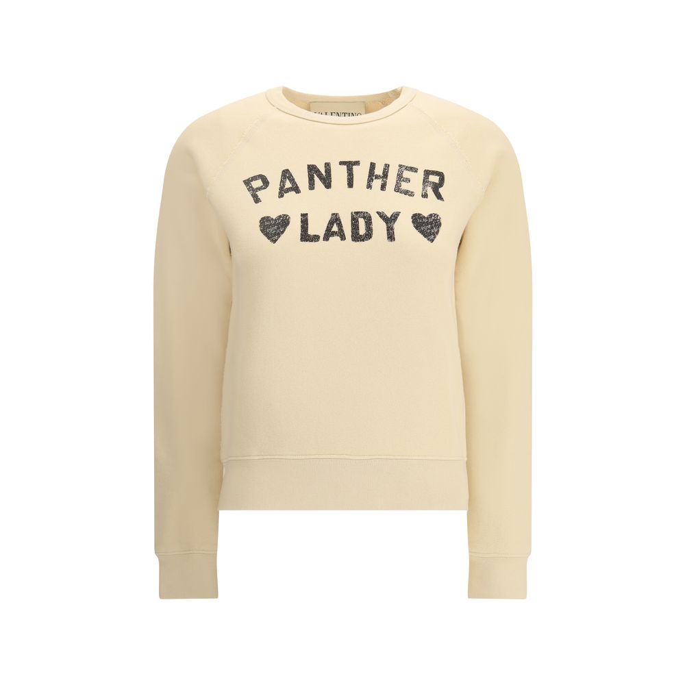 Beige Cotton Sweatshirt Knitwear Valentino