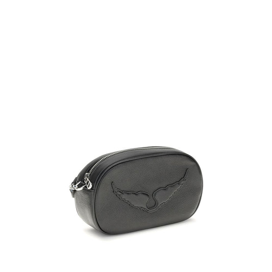 Black Calf Leather Bos Taurus Shoulder Bag Bags Zadig & Voltaire